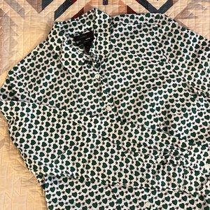 J Crew Perfect Shirt - Bee & Heart Print